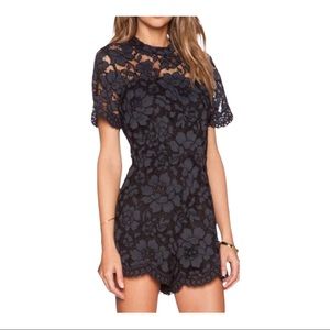 Alexis Navy Shorts Jumpsuit